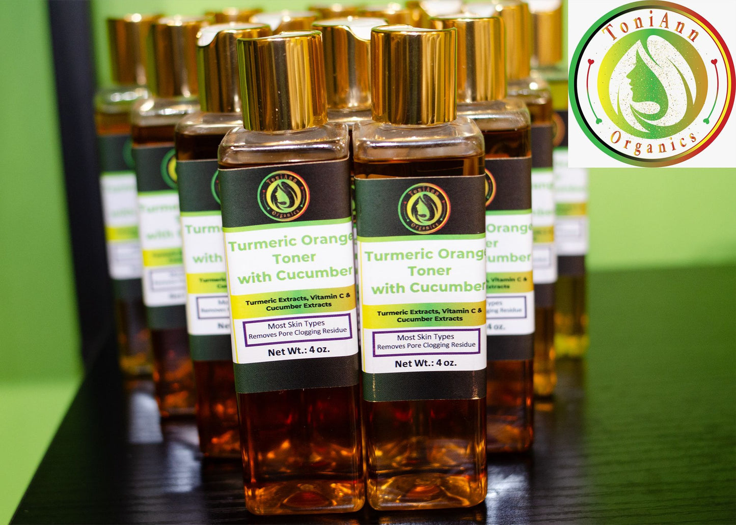 Turmeric Orange Toner with Cucumber - Balancing & Refreshing Face Toner