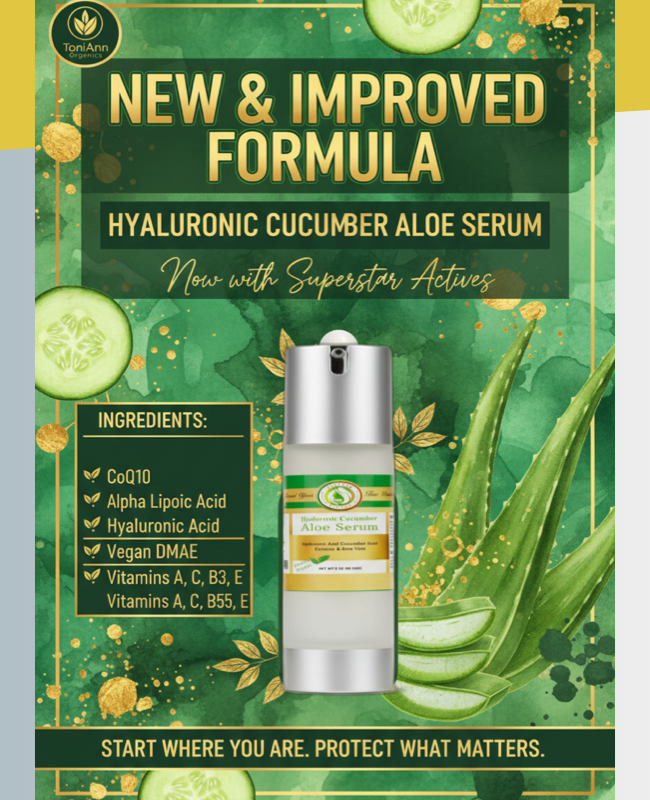 New & Improved: Hyaluronic Cucumber Aloe Serum with Superstar Actives