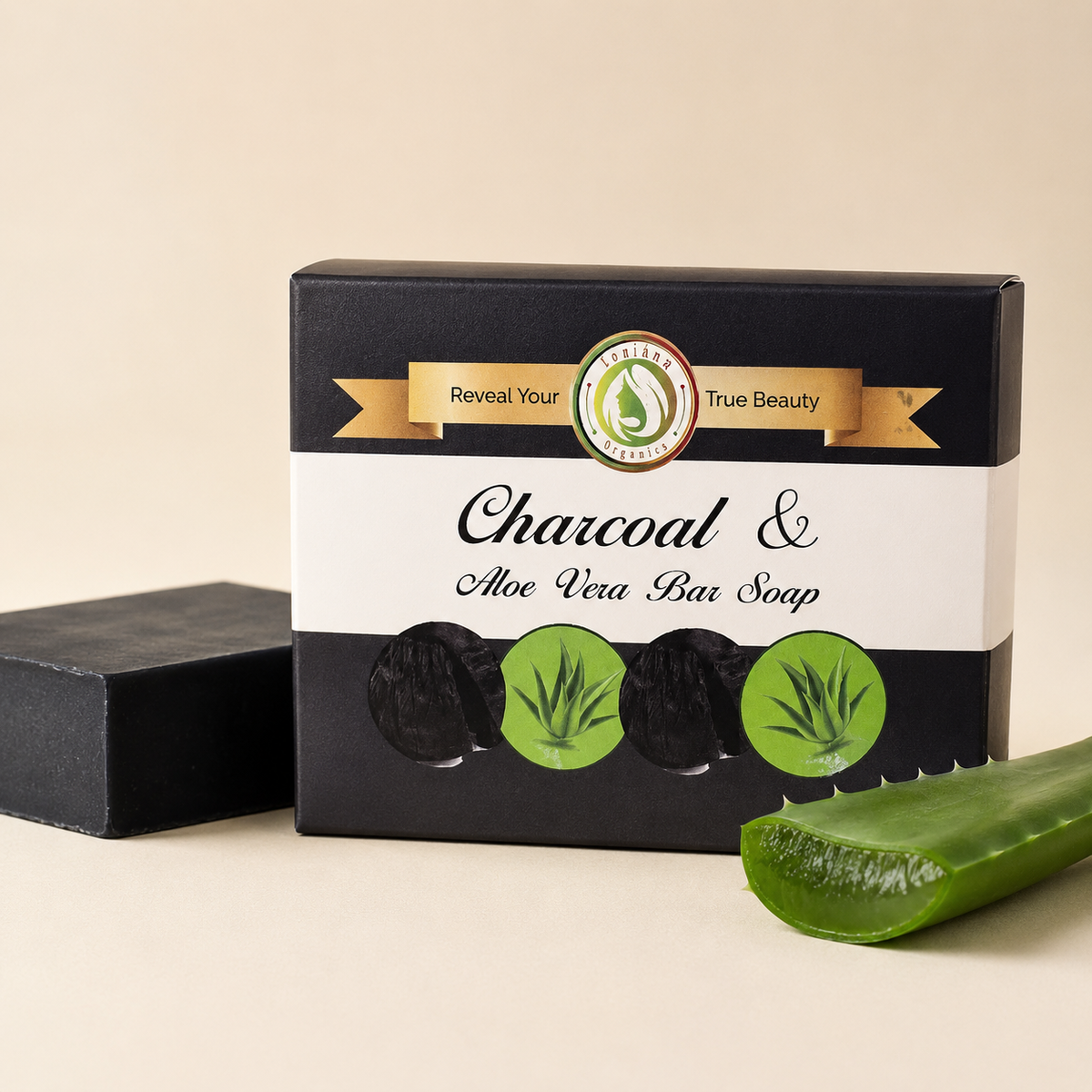TAO Activated Charcoal Aloe Soap