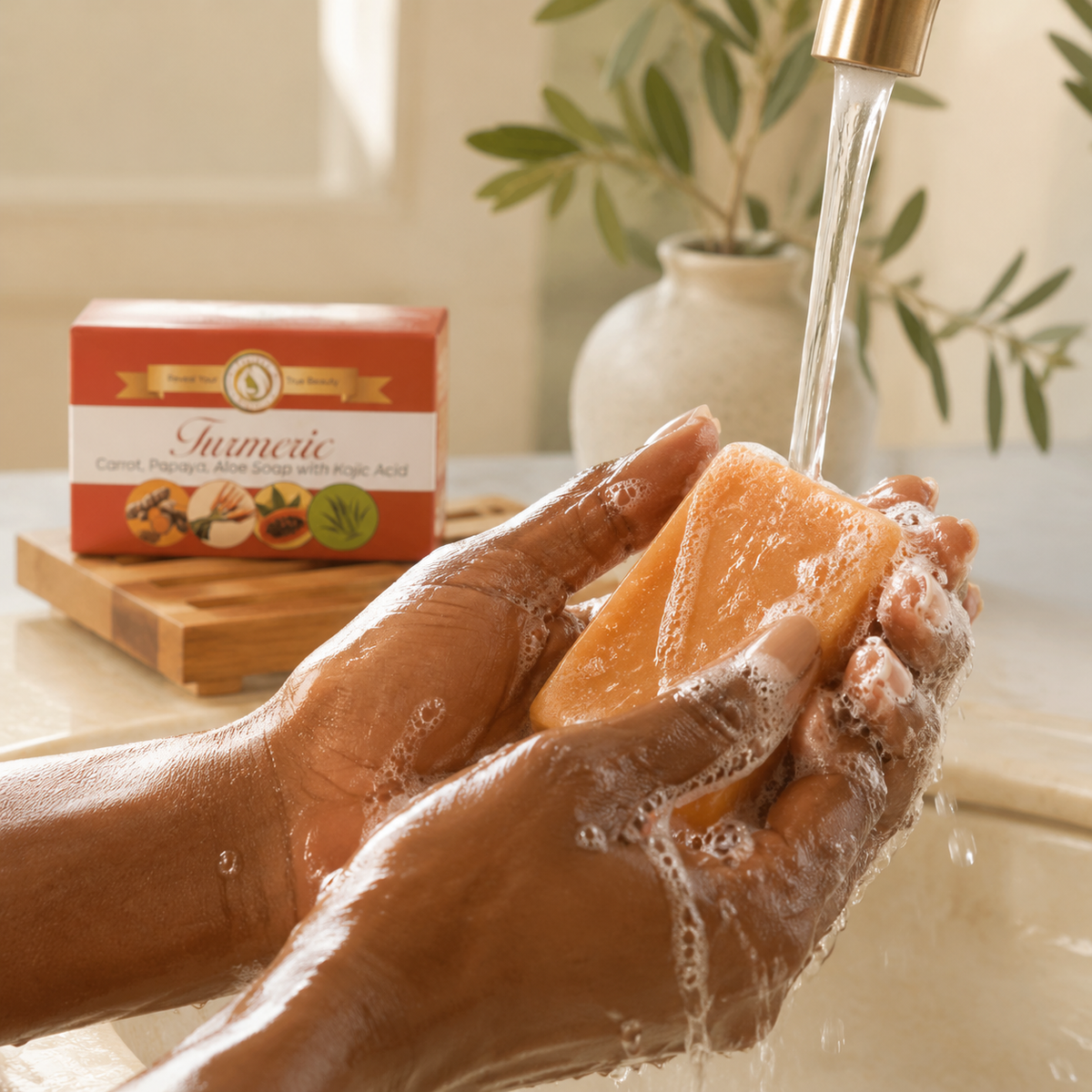 TAO Turmeric Carrot Papaya Aloe Soap
