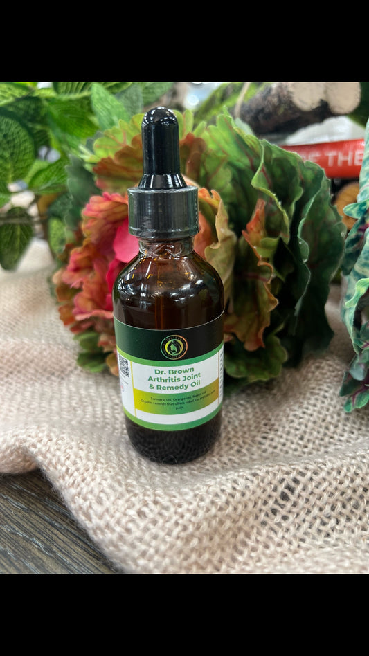 Dr. Brown's Arthritis Joint & Remedy Oil - EXTRA STRENGTH-A Multi-Purpose Oil for Pain, Sinus Pressures, Nasal Congestion, Inflammation Fighter.