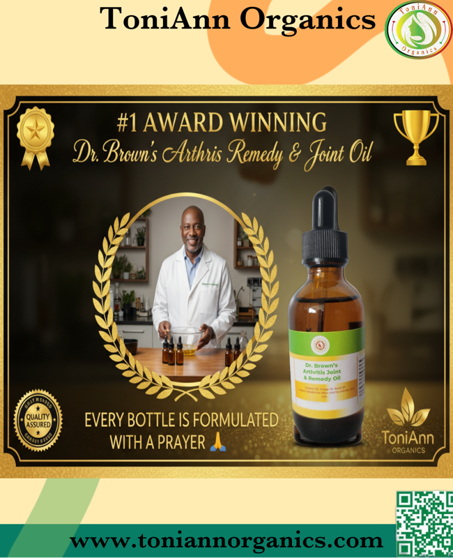 Dr. Brown's Arthritis Remedy & Joint Miracle Pain Oil - Blessed with Prayer