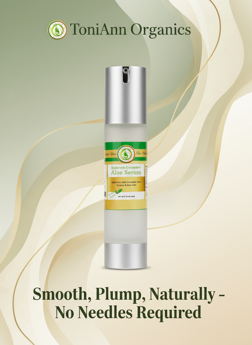 Hyaluronic Cucumber Aloe Serum - Anti-Aging Face Serum for Plump, Youthful Skin