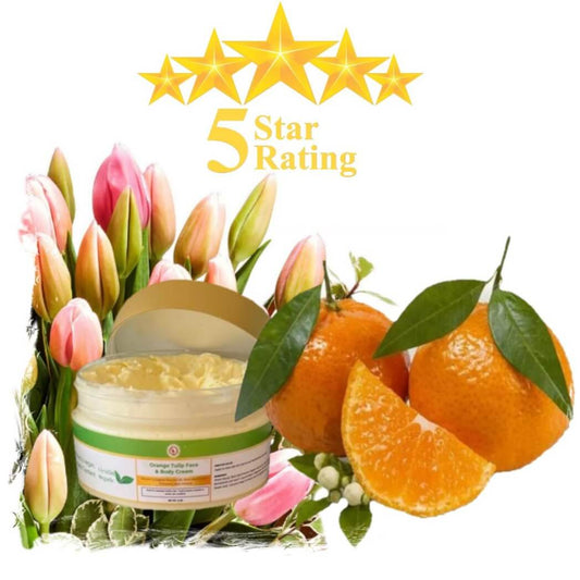 Orange Tulip Face & Body Cream-8 oz.